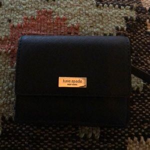 Kate Spade black key chain wallet